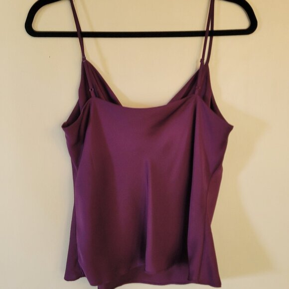 Babaton Cowl Neck Cami Top Women Small Dewberry 90s Minimalist Glam Girl - Picture 2 of 5